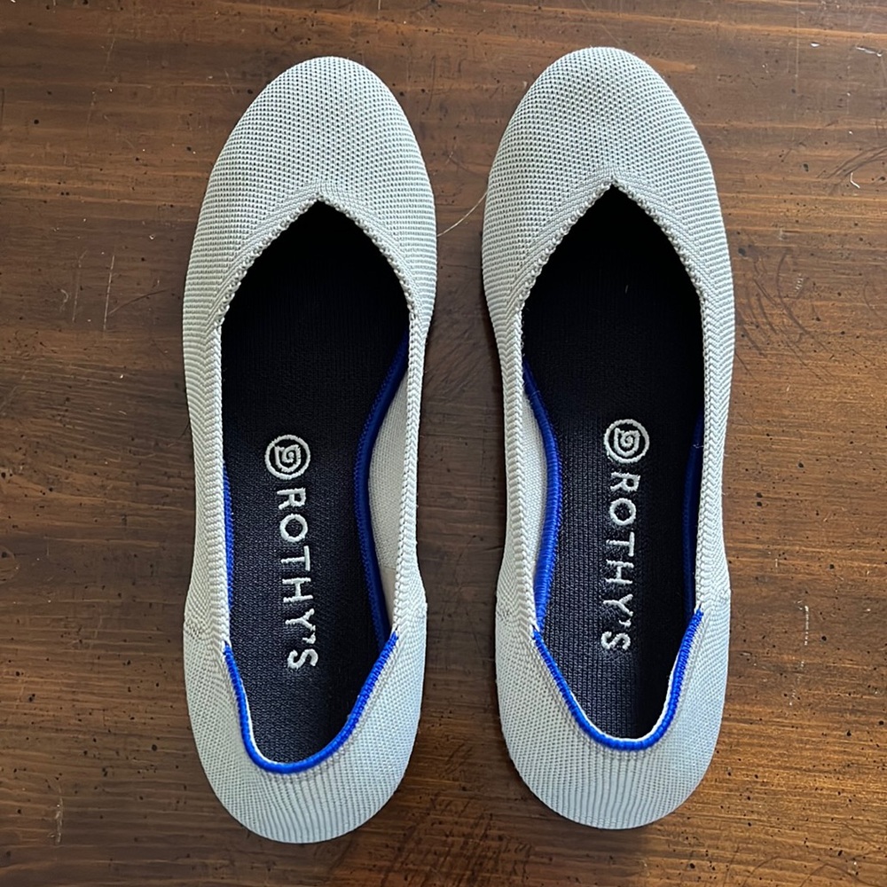 Rothy’s round toe - birdseye grey